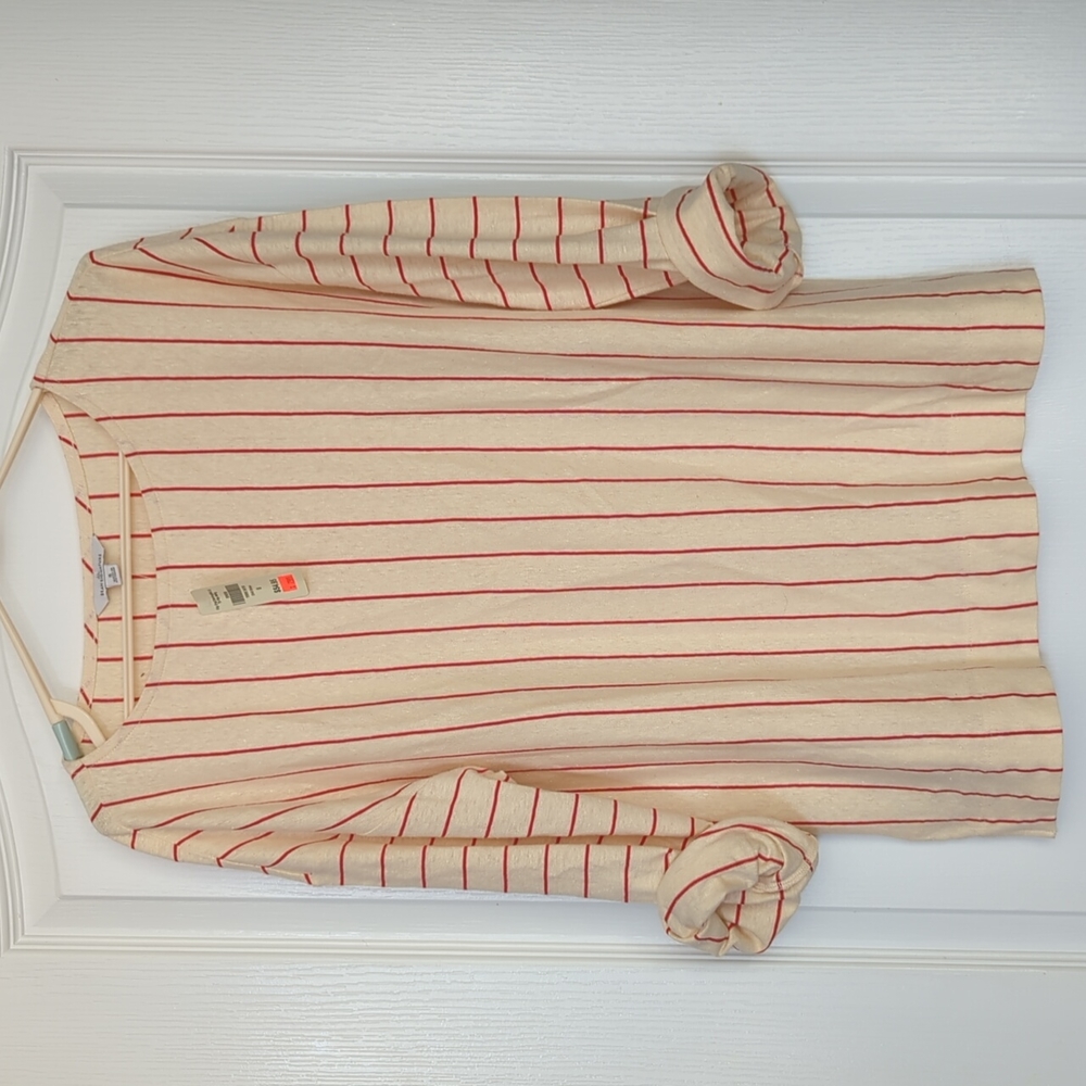 LL Bean Signature women's casual striped top